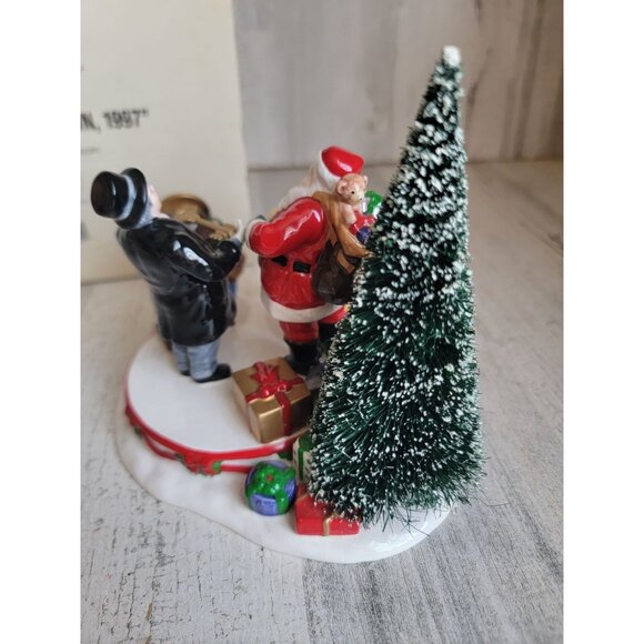 Dept 56 54899 Santa comes to Town, 1997 Snow village accessory - Picture 6 of 8